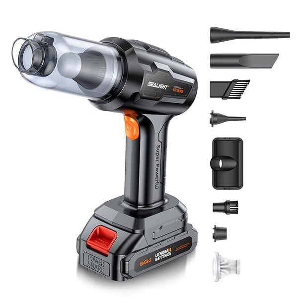 TurboClean™ 3-in-1 Car Vacuum – 18000Pa High-Power Wireless Cleaning Beast