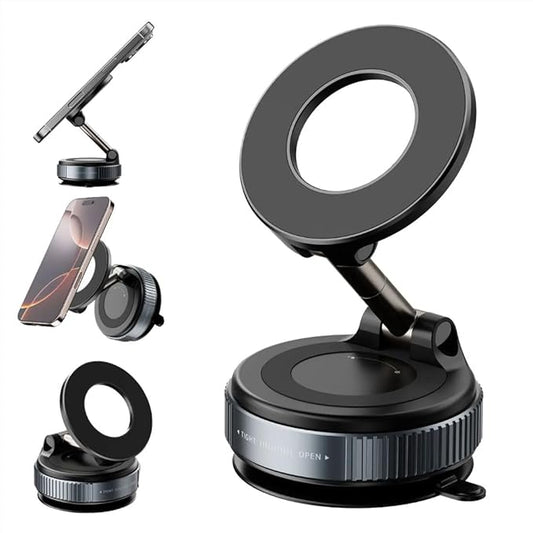 MagGrip™ Magnetic Mobile Holder — Strong Hold, 360° Hands-Free Convenience