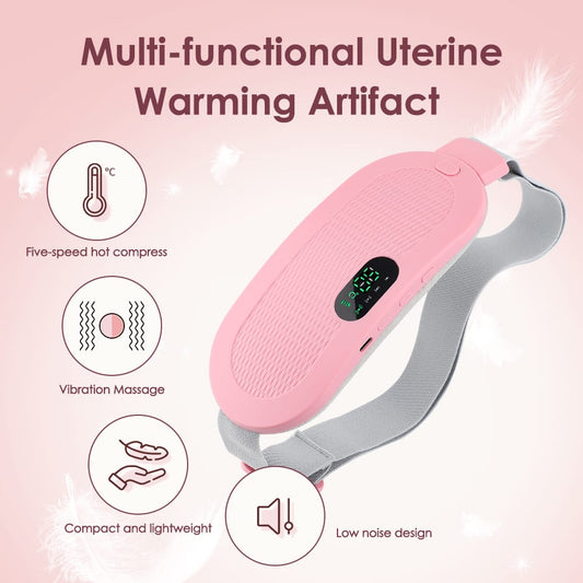 HerRelief™ Comfort Heating Belt — Instant Period Pain Relief with Soothing Heat & Massage