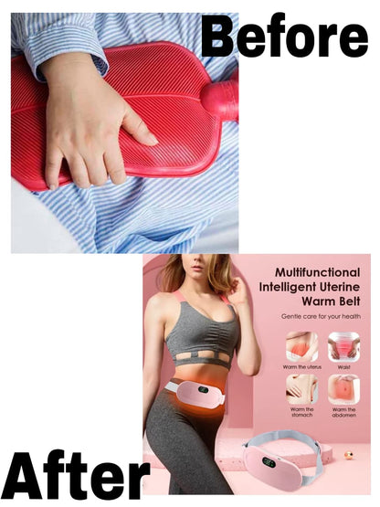 HerRelief™ Comfort Heating Belt — Instant Period Pain Relief with Soothing Heat & Massage