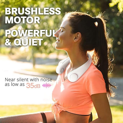 CoolBreeze™ Neck Fan – Hands-Free Portable Cooling for Instant Heat Relief