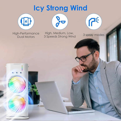 FrostJet™ Dual Spray Cooling Fan