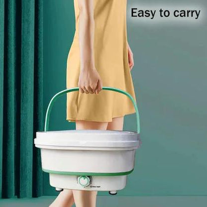 UltraClean™ Portable Mini Washing Machine (11L) with Spin Dryer