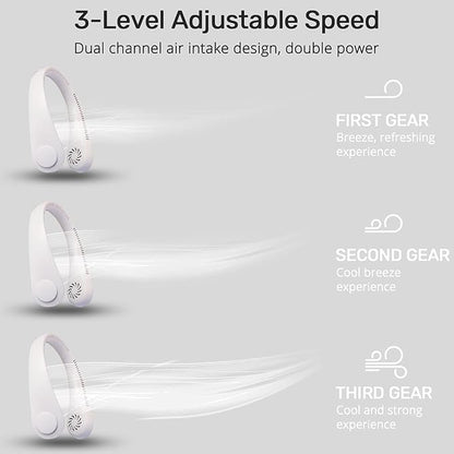 CoolBreeze™ Neck Fan – Hands-Free Portable Cooling for Instant Heat Relief