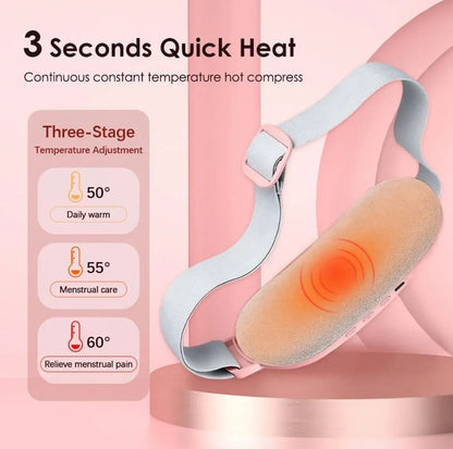 HerRelief™ Comfort Heating Belt — Instant Period Pain Relief with Soothing Heat & Massage